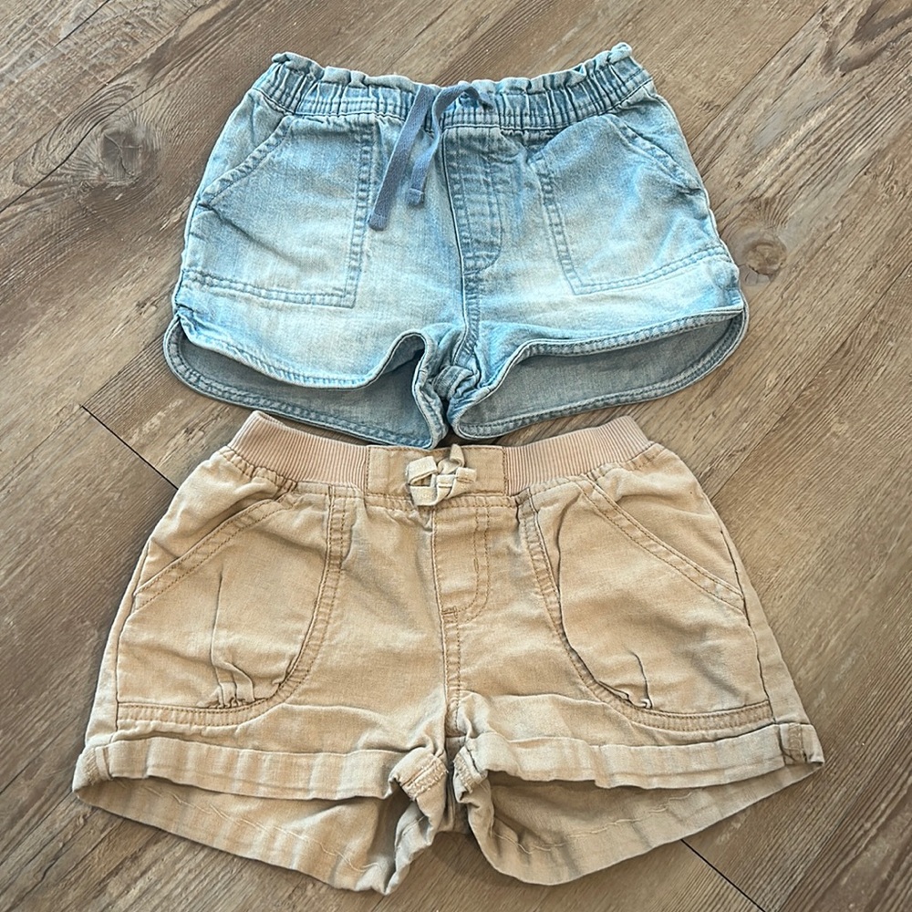 Two pairs of girls shorts!